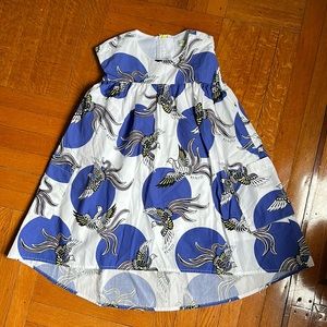 Girls Kenzo Dress High Low Style with Pockets Size 6